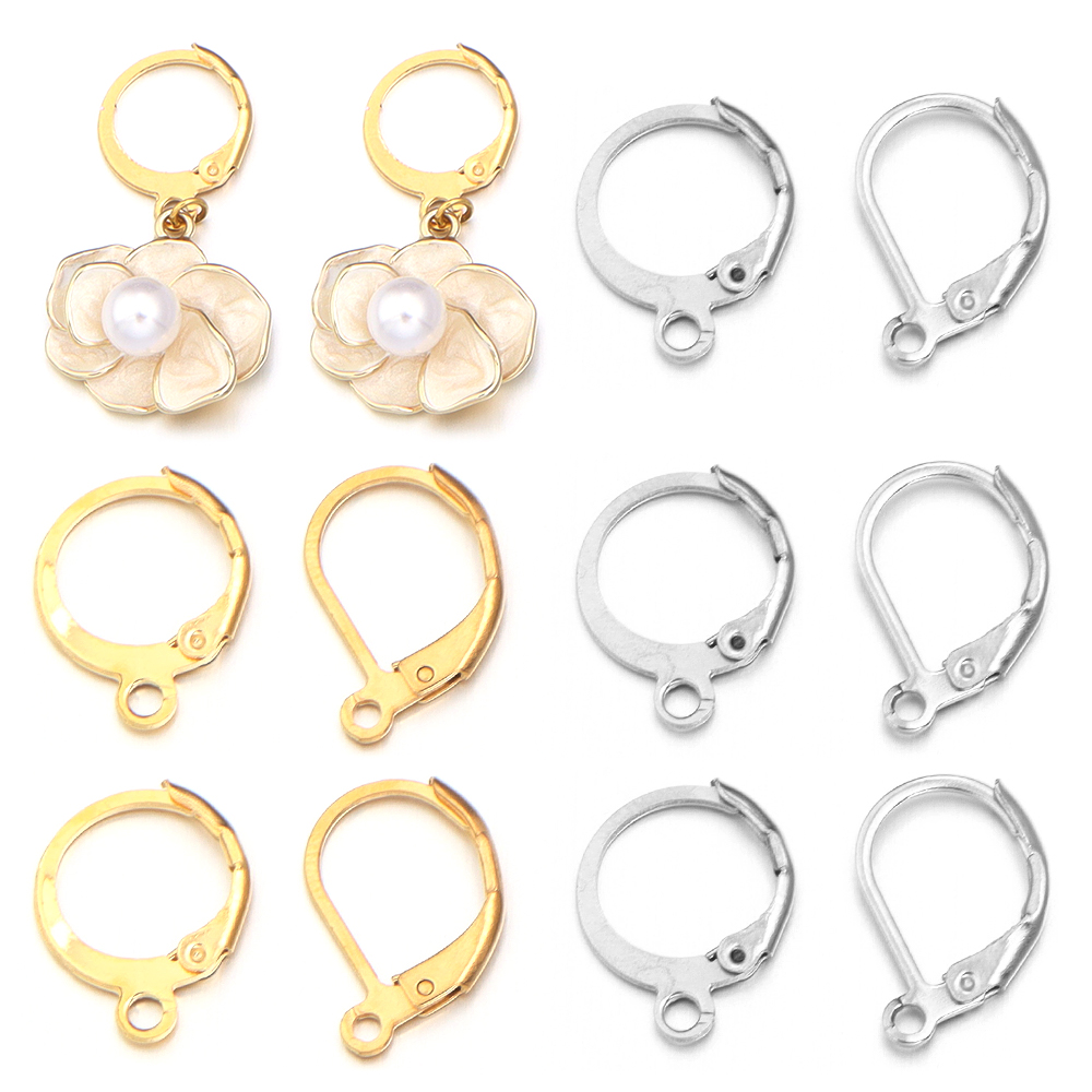 Jewelry Making Hobby - 20 stks/partij Rvs Oorhaak Ronde Oorbel