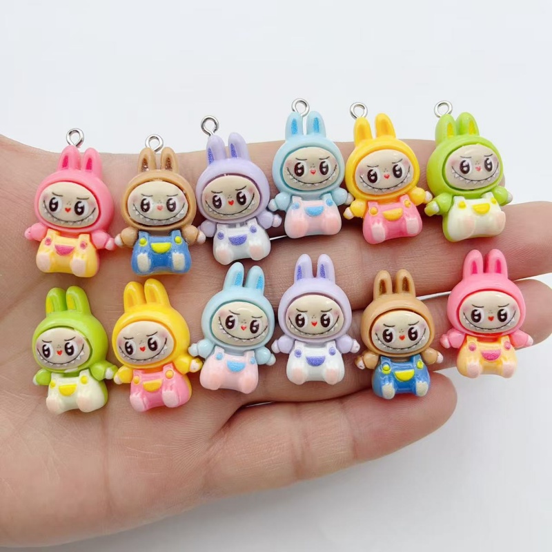Jewelry Making Pendants - 10 stuks Kawaii Konijn Aardbei Huis
