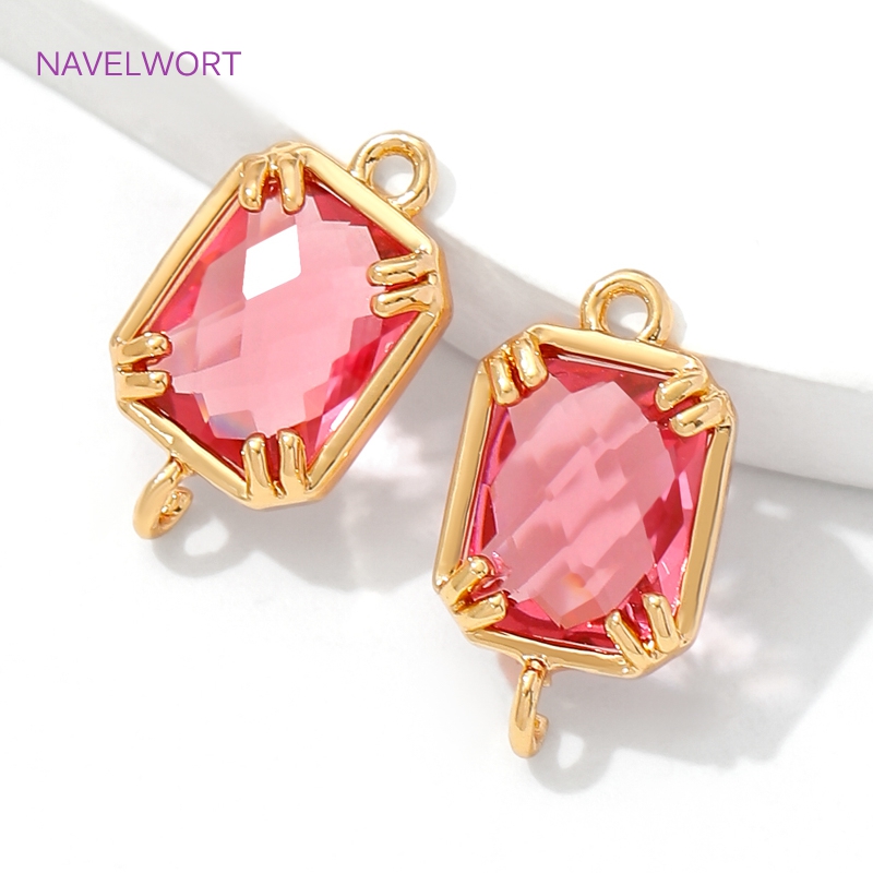 Jewelry Making Earring Supplies - 8,5 mm * 15,5 mm 18K