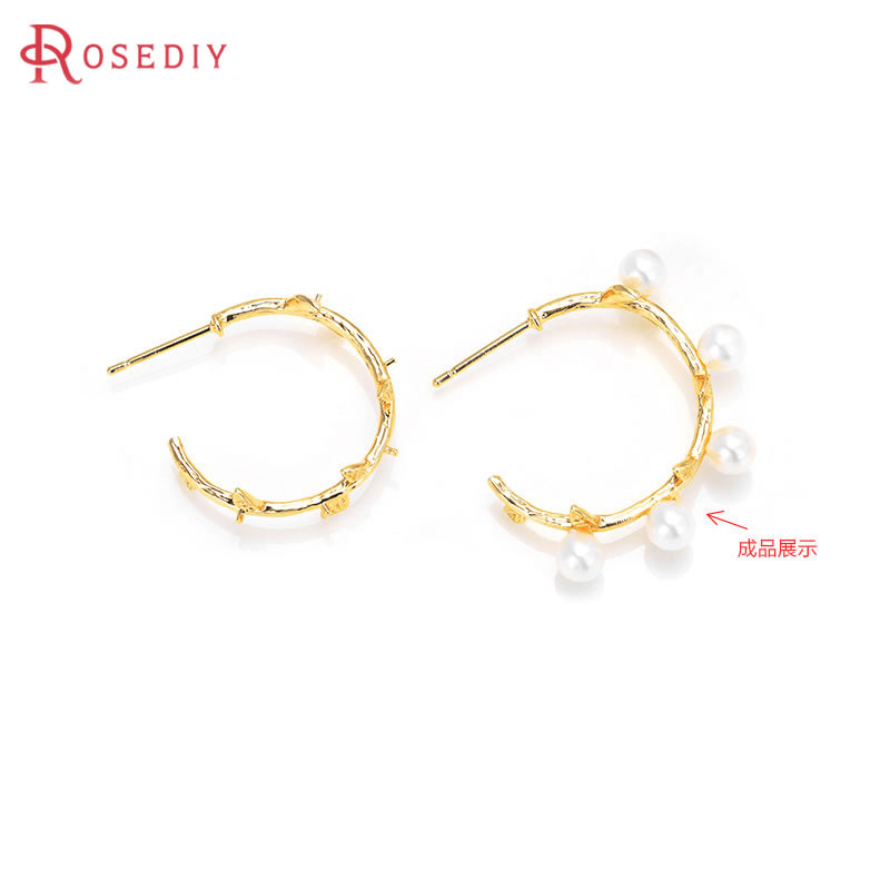 Jewelry Making Earring Supplies - 6 STKS 18 K Goud Kleur