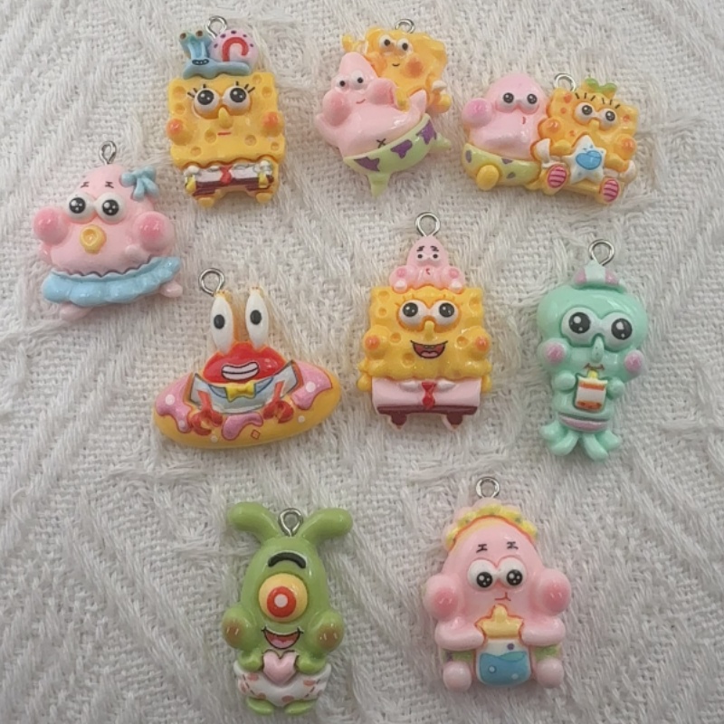 Jewelry Making Pendants - 10 stuks cartoonhars hangers, DIY sieraden