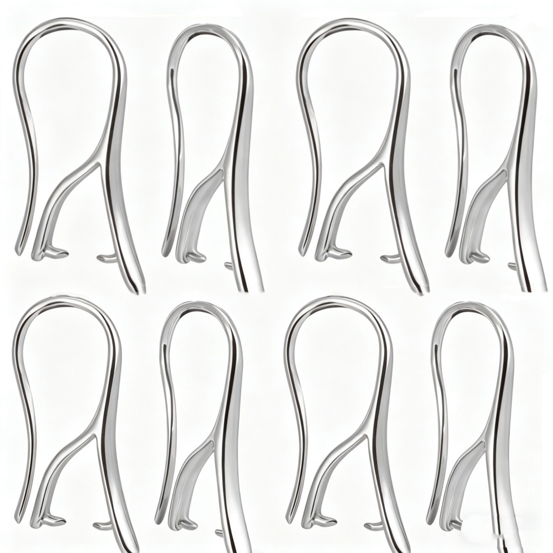 10/30 stuks wit met knijpbeuge - Jewelry Making Pendants recensie en prijs