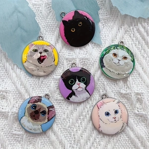 10 stuks cartoon dier kat emai - Jewelry Making Pendants recensie en prijs