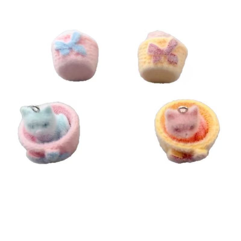 4 stuks 3D pluche hars kattenh - Jewelry Making Pendants recensie en prijs