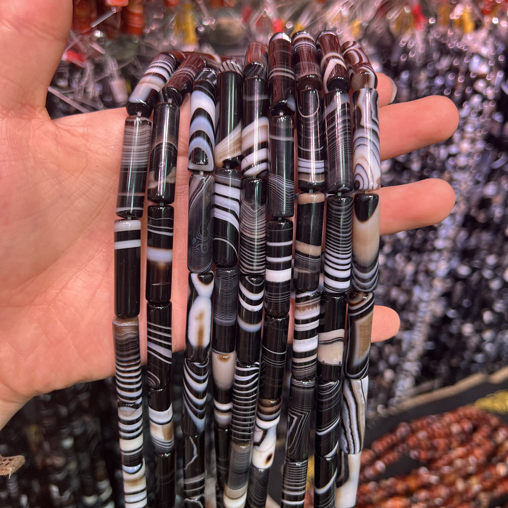 Natuursteen Zwarte Agaat Steen - Jewelry Making Store recensie en prijs