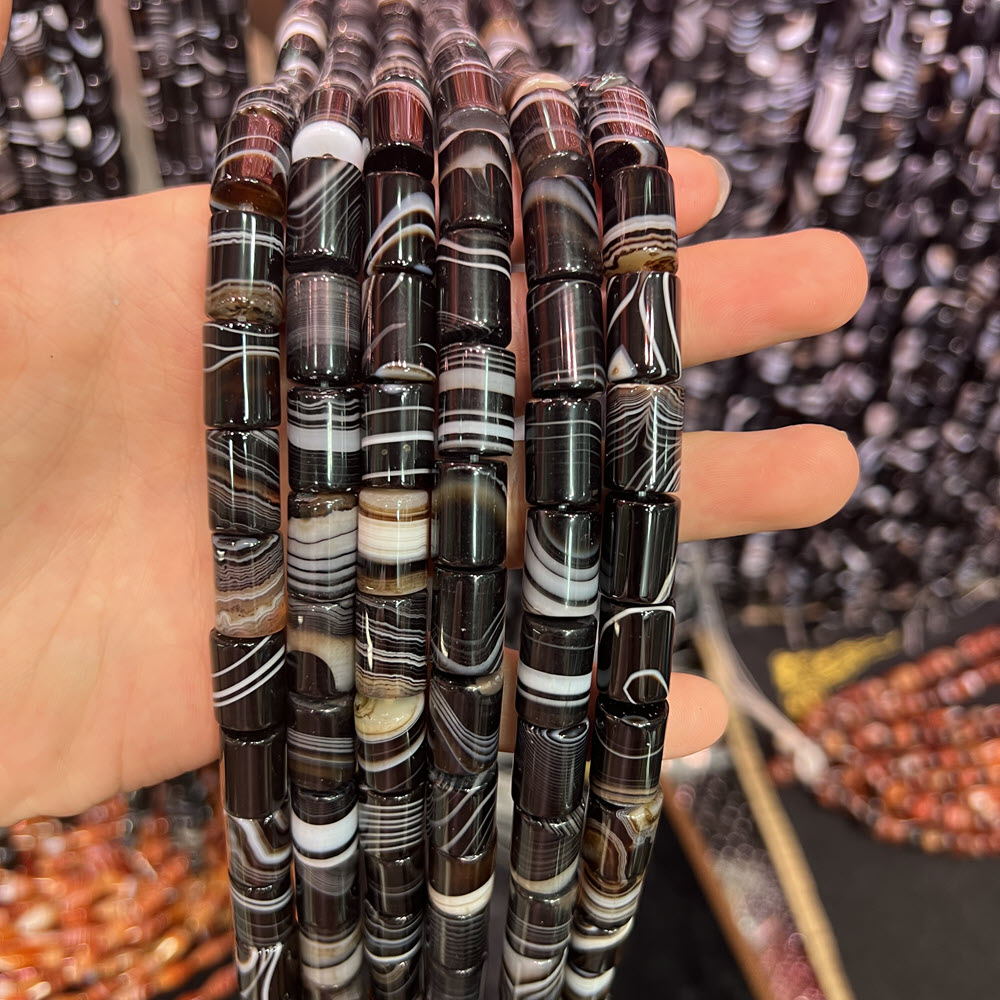 Natuursteen Zwarte Agaat Steen - Jewelry Making Store recensie en prijs