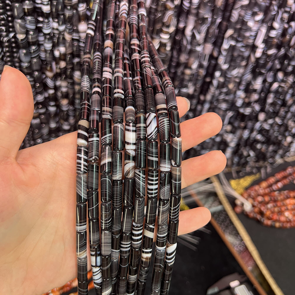 Natuursteen Zwarte Agaat Steen - Jewelry Making Store recensie en prijs