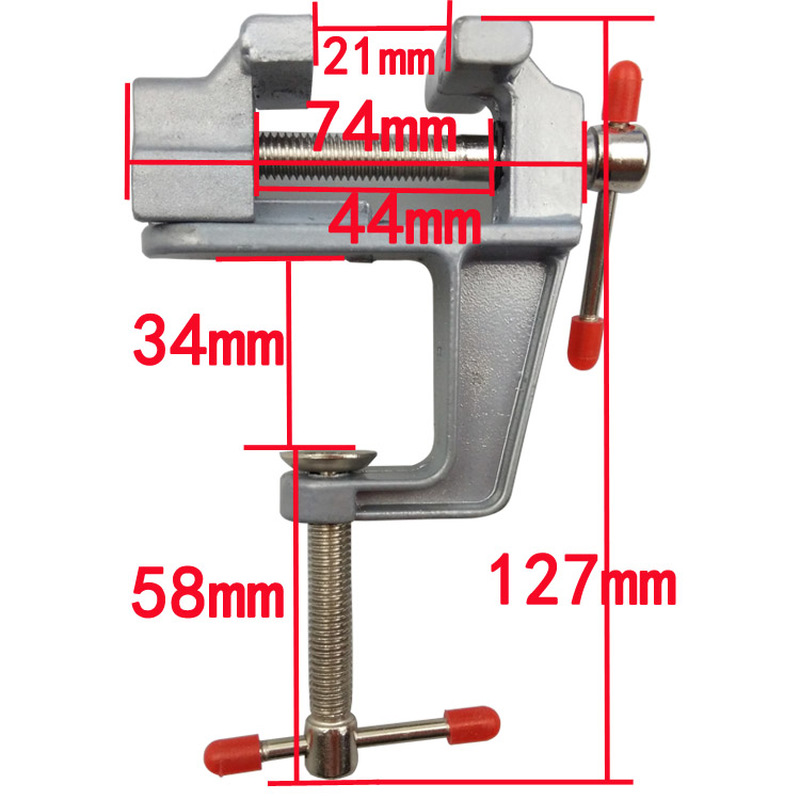 Aluminium Mini Tafelklem Klein - Jewelry Making Desk recensie en prijs