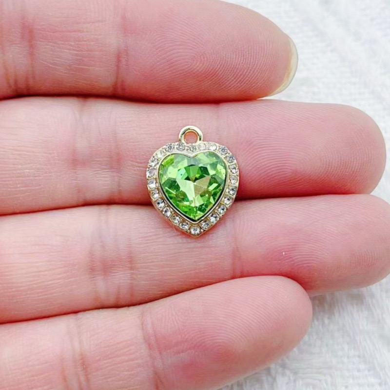 10 stuks hartvormige ingelegde - Jewelry Making Pendants recensie en prijs