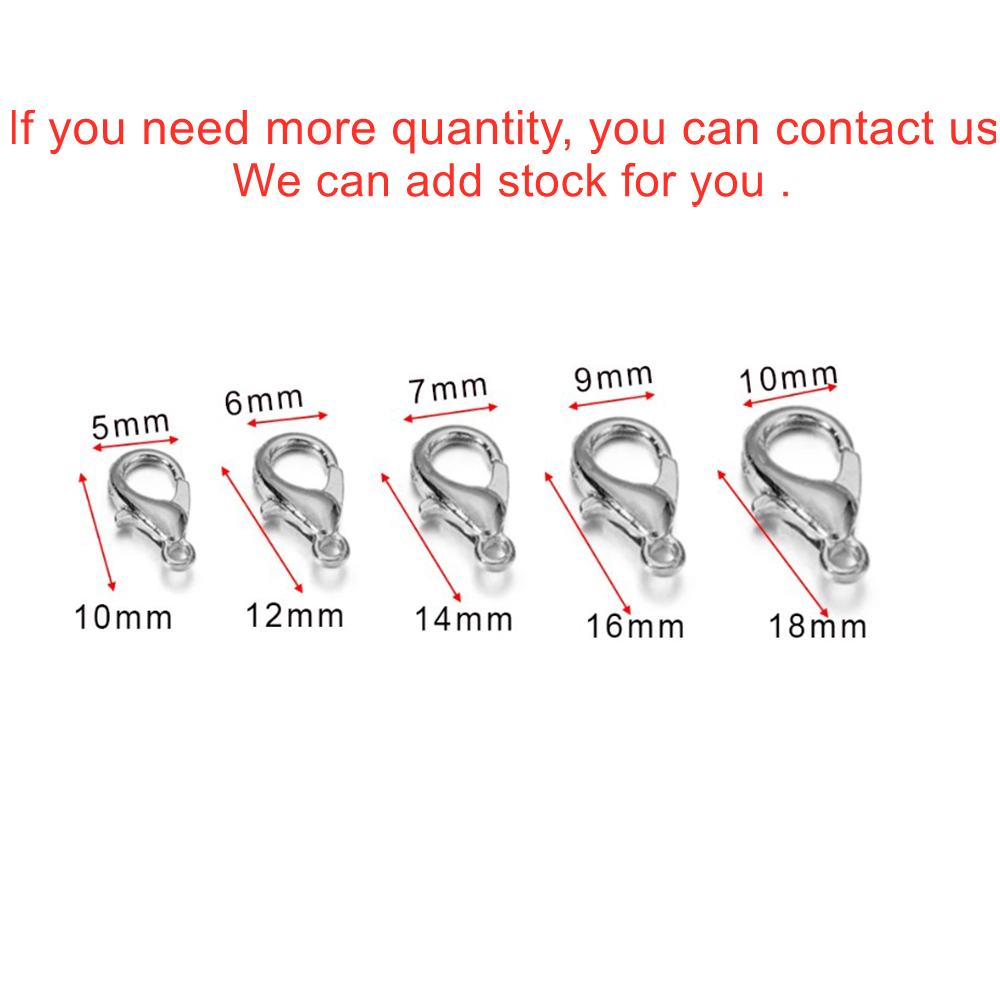 10 stuks meerdere maten kreeft - Jewelry Making Hobby recensie en prijs