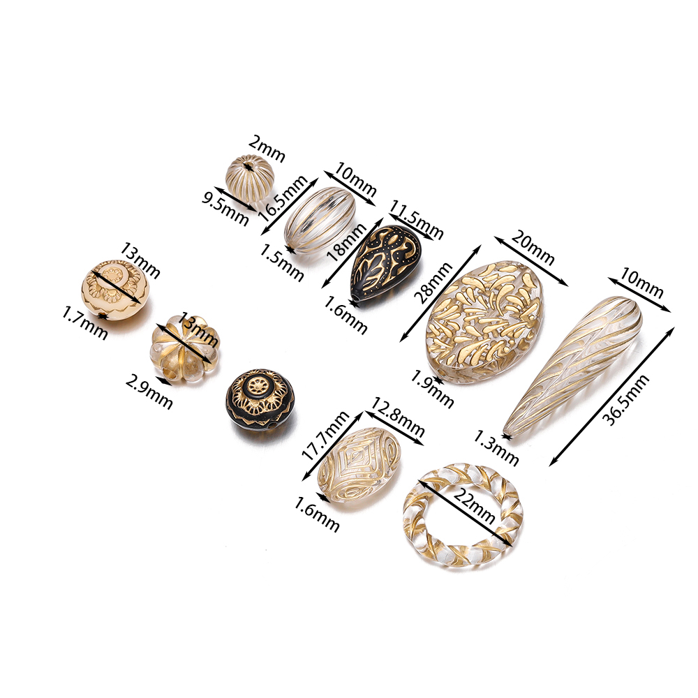 20 Stuks Prachtige Acryl Goude - Jewelry Making Drawing recensie en prijs