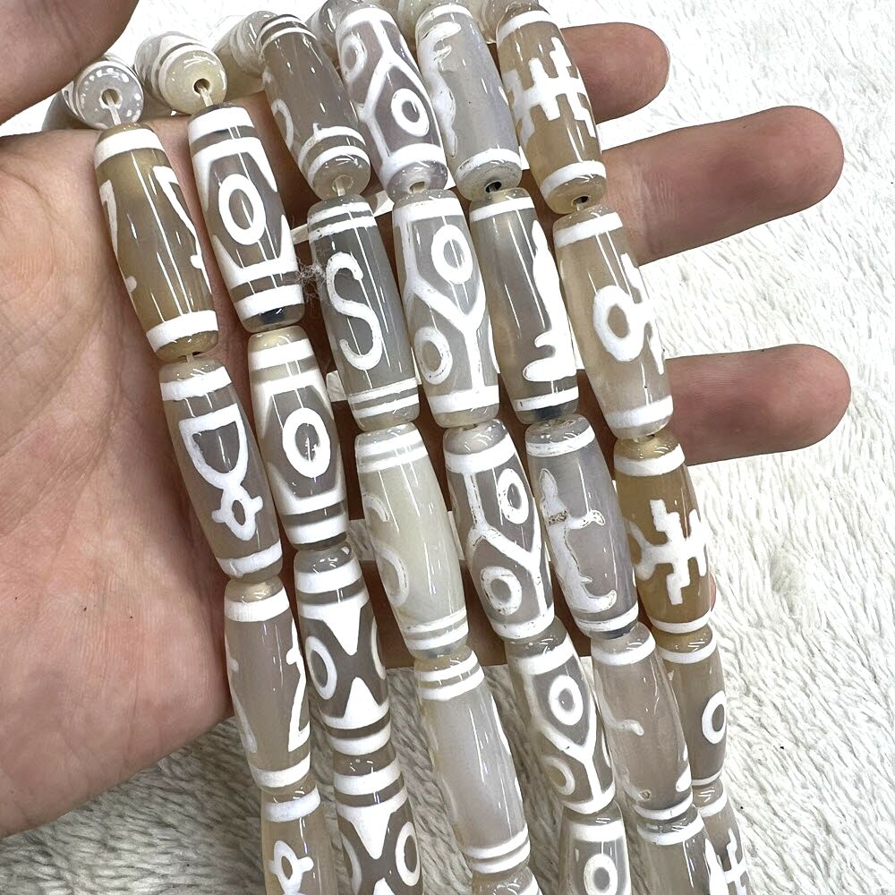 30 mm witte Tibetaanse 12 patr - Jewelry Making Store recensie en prijs
