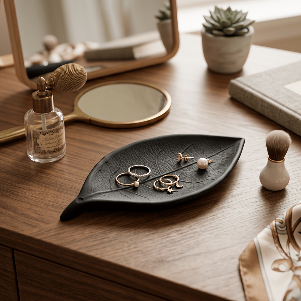 Minimalistische 3D-bladsierade - Jewelry Making Desk recensie en prijs