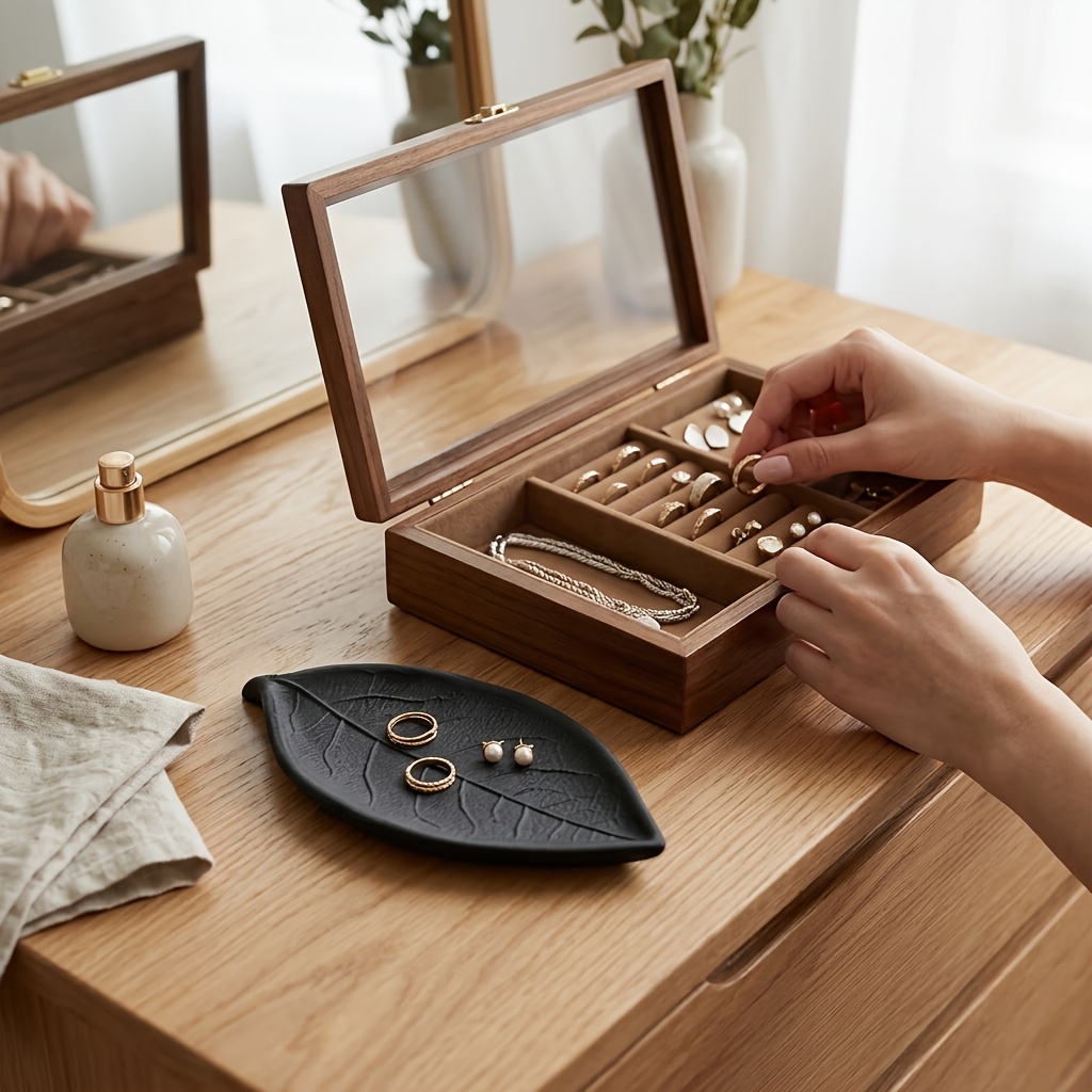 Minimalistische 3D-bladsierade - Jewelry Making Desk recensie en prijs