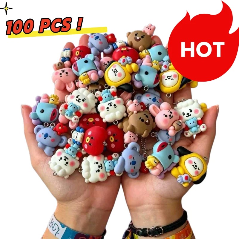 7 stks BT21 Hars Cartoon Charm - Jewelry Making Hobby recensie en prijs