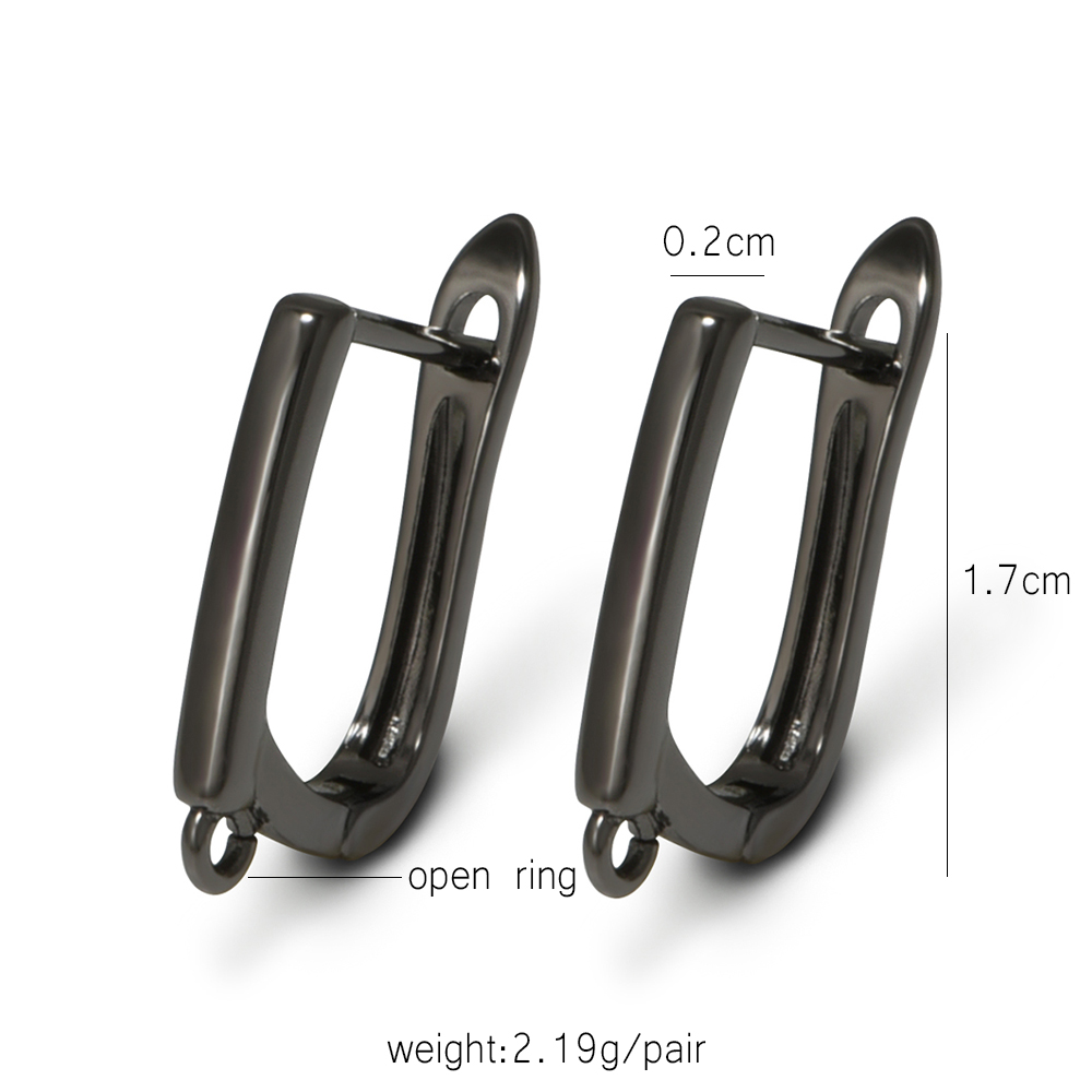 YANASI 1 paar pistoolzwarte me - Jewelry Making Earring Supplies recensie en prijs
