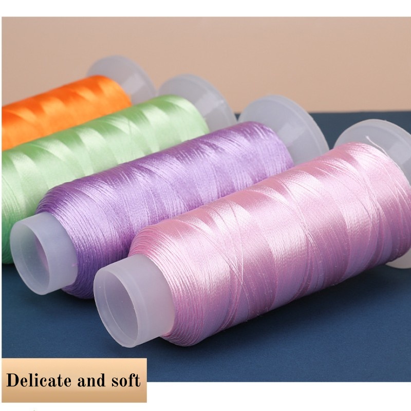 33 Kleur Glansrijke IJs Zijde  - Knotting Cord Silk recensie en prijs