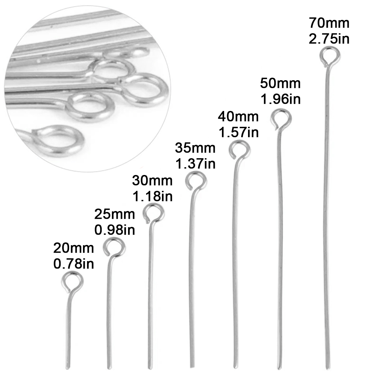 100 stuks/verpakking RVS oogsp - Jewelry Making Hobby recensie en prijs