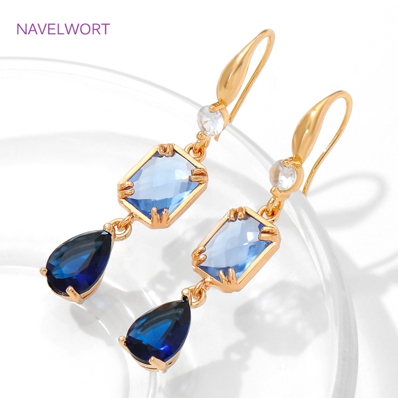 8,5 mm * 15,5 mm 18K vergulde  - Jewelry Making Earring Supplies recensie en prijs
