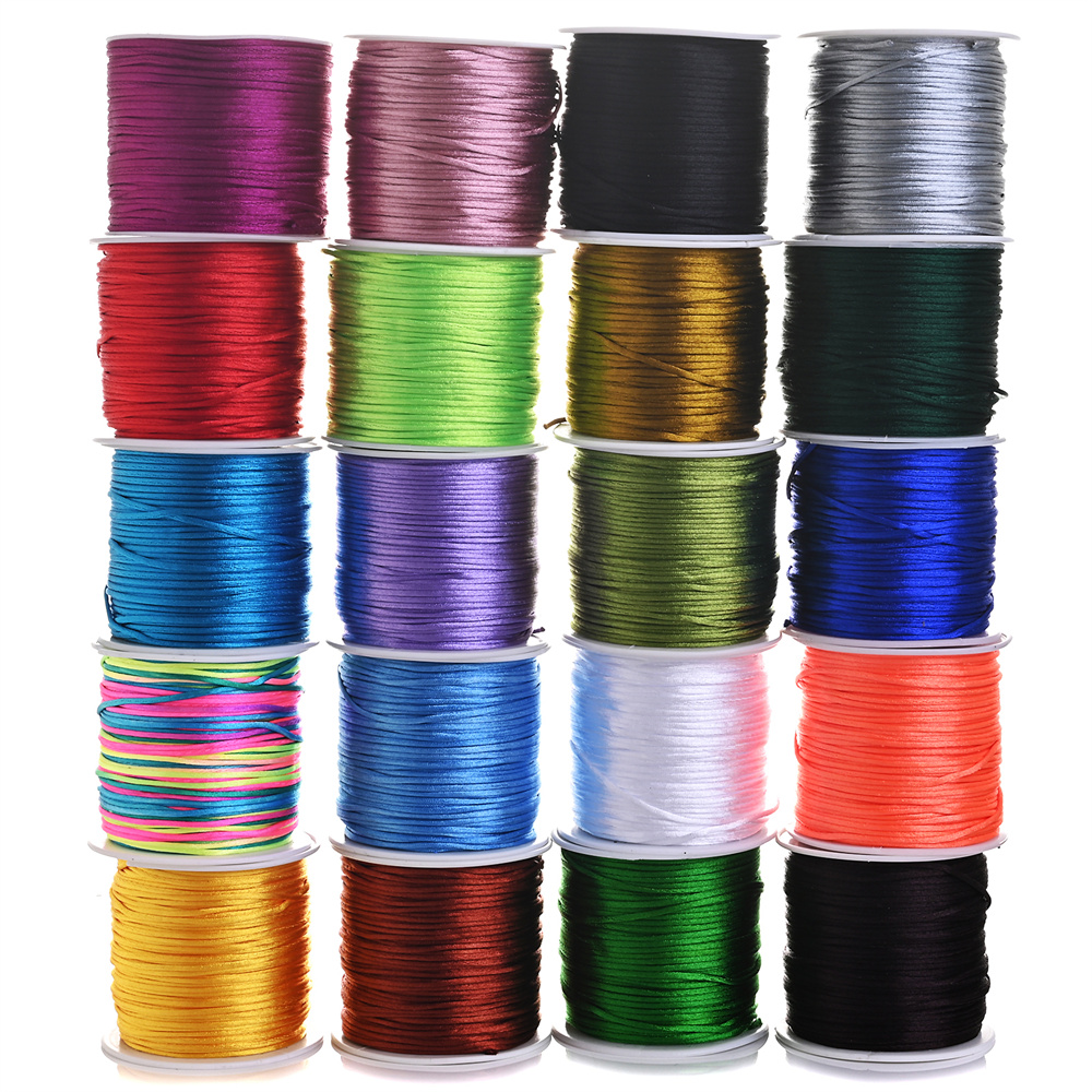 1,5 mm 20 m / rol kleurrijk ny - Knotting Cord Silk recensie en prijs