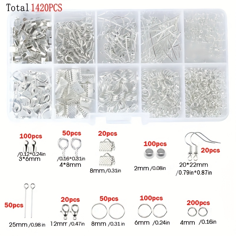 1420 stuks 1 doos Sieraden Fin - Jewelry Making Earring Supplies recensie en prijs