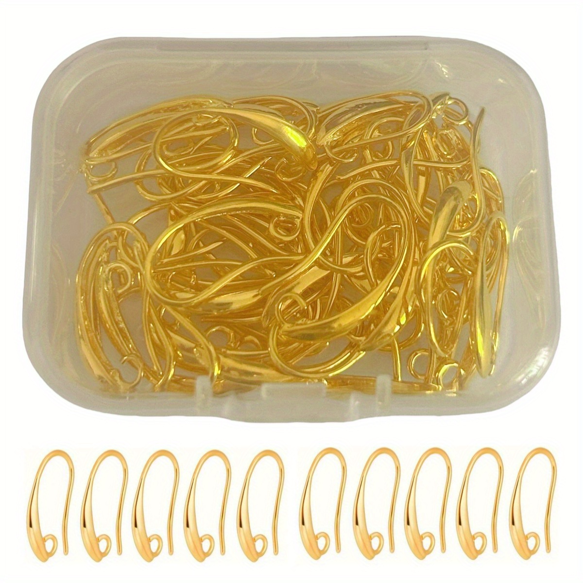 1 doos met gouden en goudkleur - Jewelry Making Earring Supplies recensie en prijs